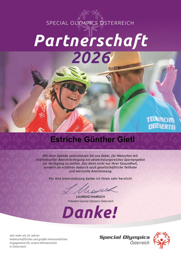 partnerschaft special olympics 2026